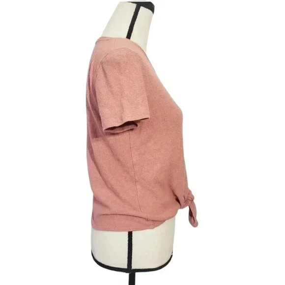 Madewell Texture & Thread Modern Tie Front Top - Picture 3 of 7